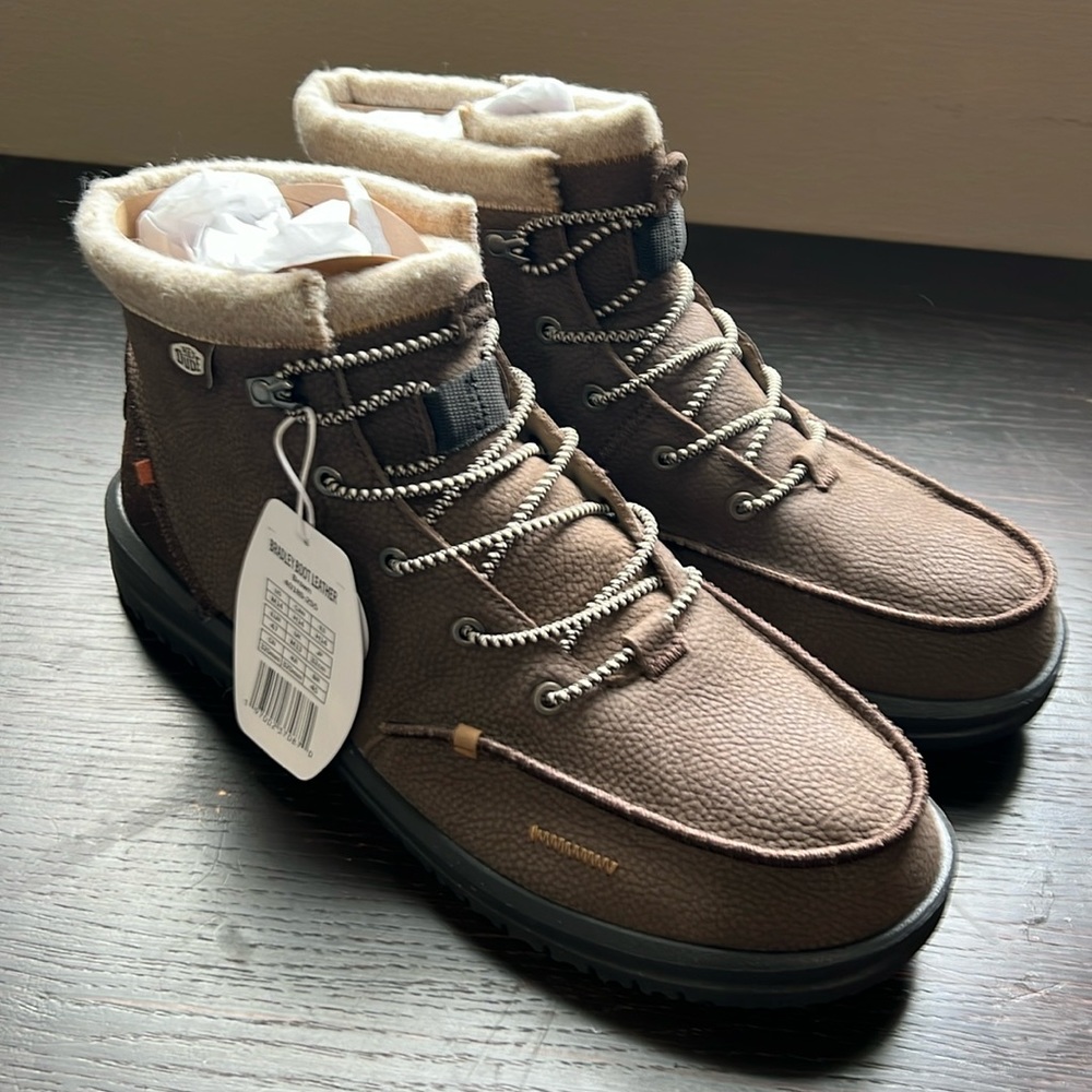 Men’s hey dude. Size 14. Bradley leather boot